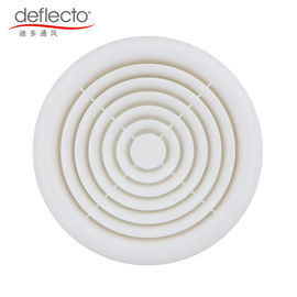 High Security Plastic Exhaust Vent Circular Ceiling Wall Air Outlet 4'' 100mm